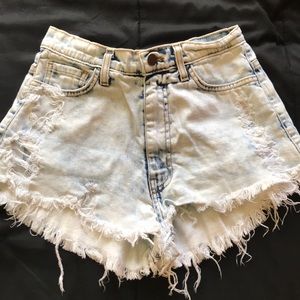 High waisted shorts